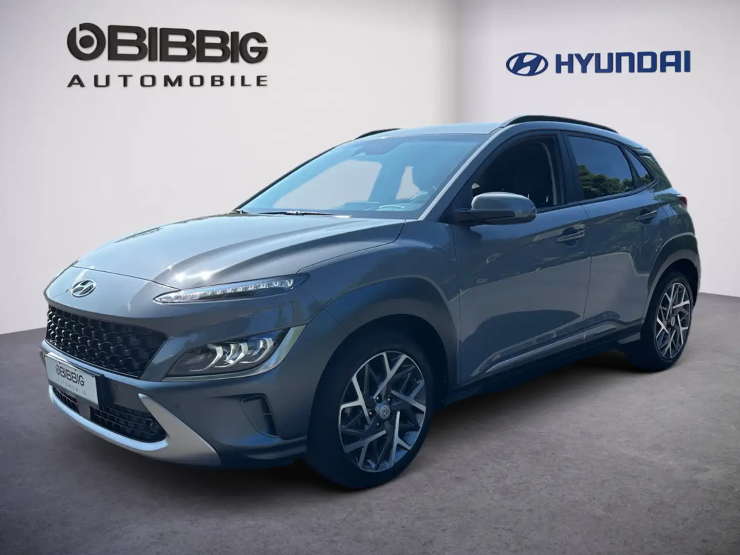 Hyundai KONA 1.6 Prime Hybrid 2WD NAVI ACC HUD LED Gris - 1