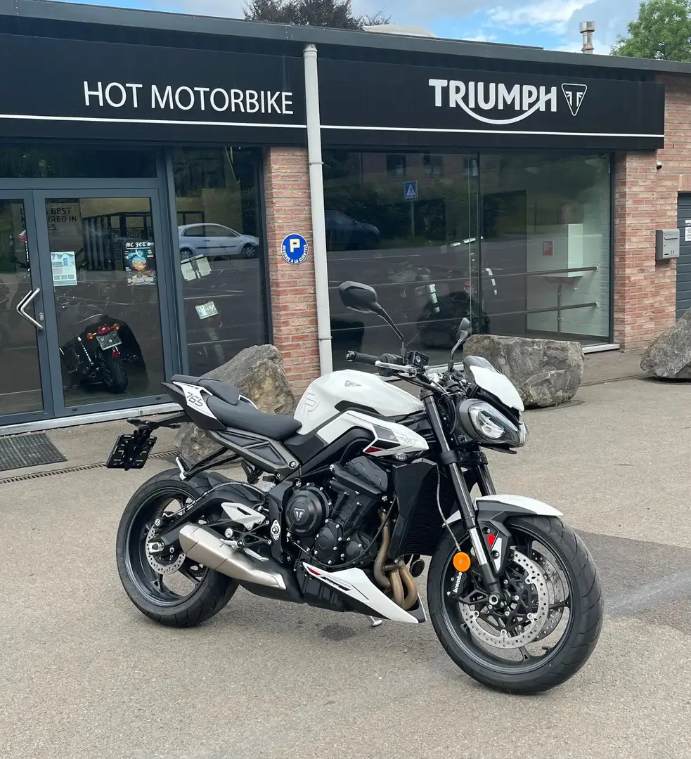 Triumph Street Triple 765 R (garantie 1 an) Wit - 1