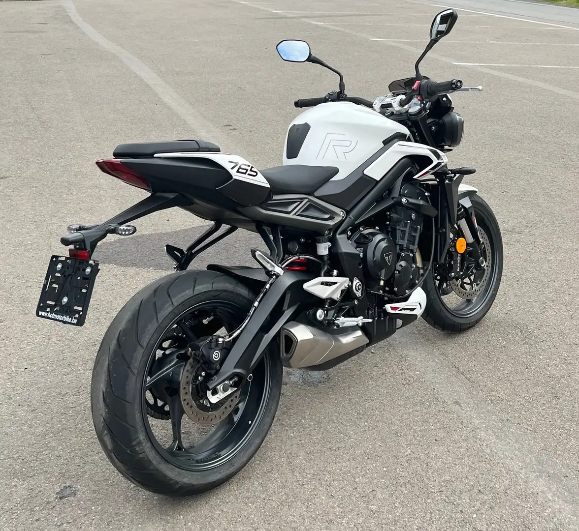 Triumph Street Triple 765 R (garantie 1 an) Wit - 2