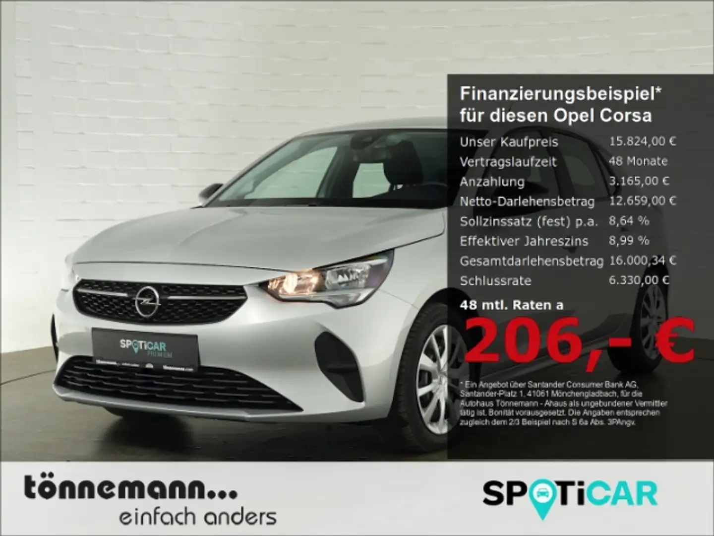 Opel Corsa F EDITION+NAVI+SITZ-/LENKRADHEIZUNG+DAB+PARKPILOT Silber - 1