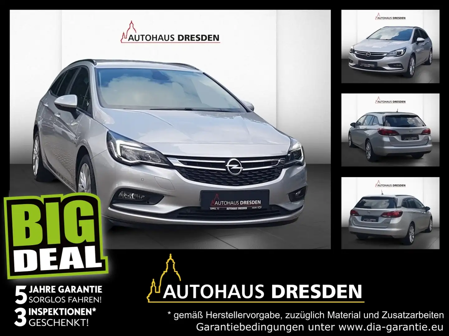 Opel Astra K ST 1.0 Turbo 120 Jahre *DAB*SHZ*PDC*KAM* Argent - 1