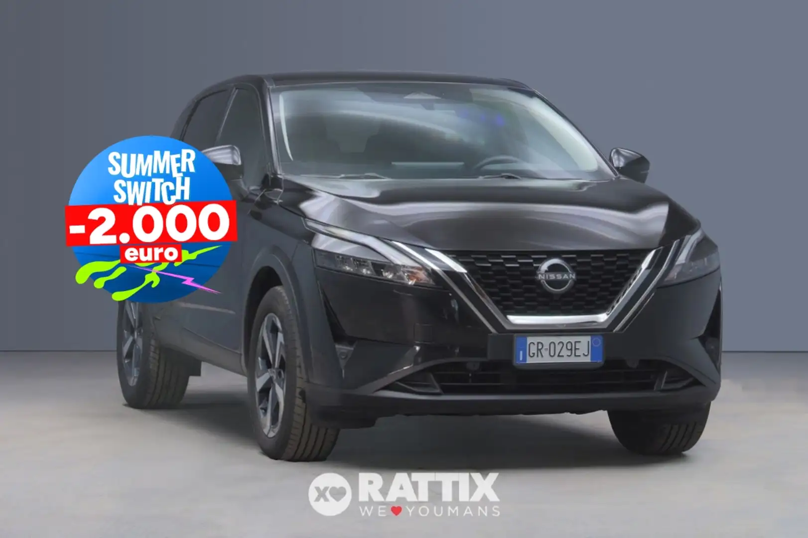 Nissan Qashqai 1.3 Mhev 140CV N-Connecta Noir - 1
