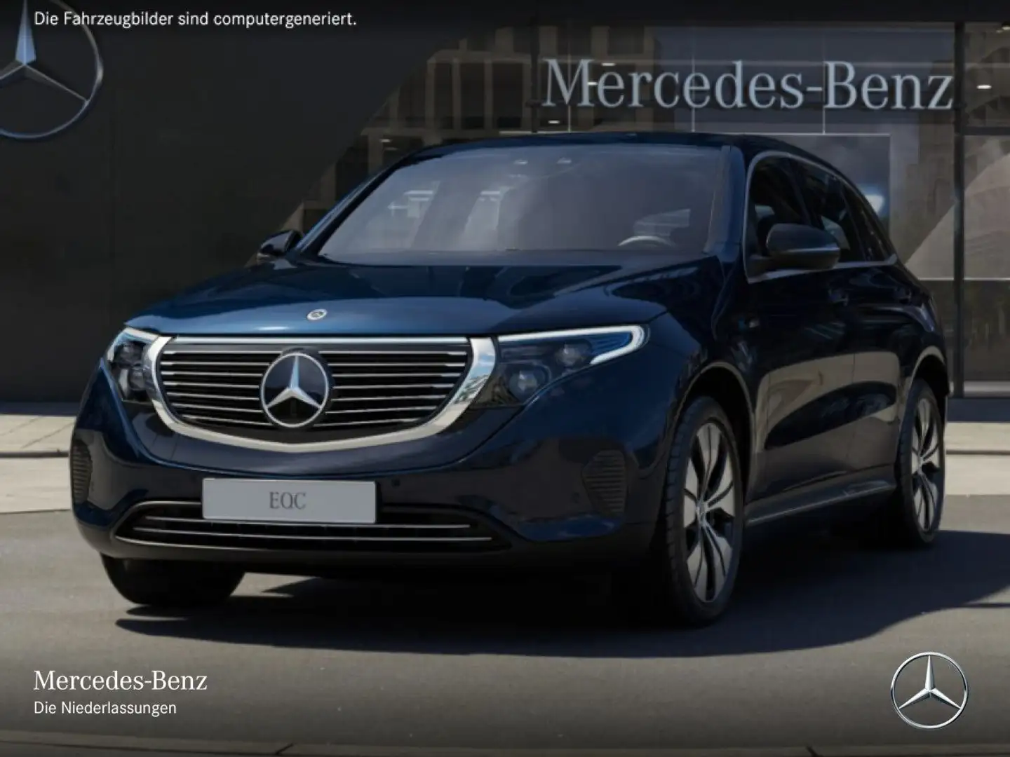 Mercedes-Benz EQC 400 4M AHK+MULTIBEAM+KAMERA+KEYLESS Blau - 2
