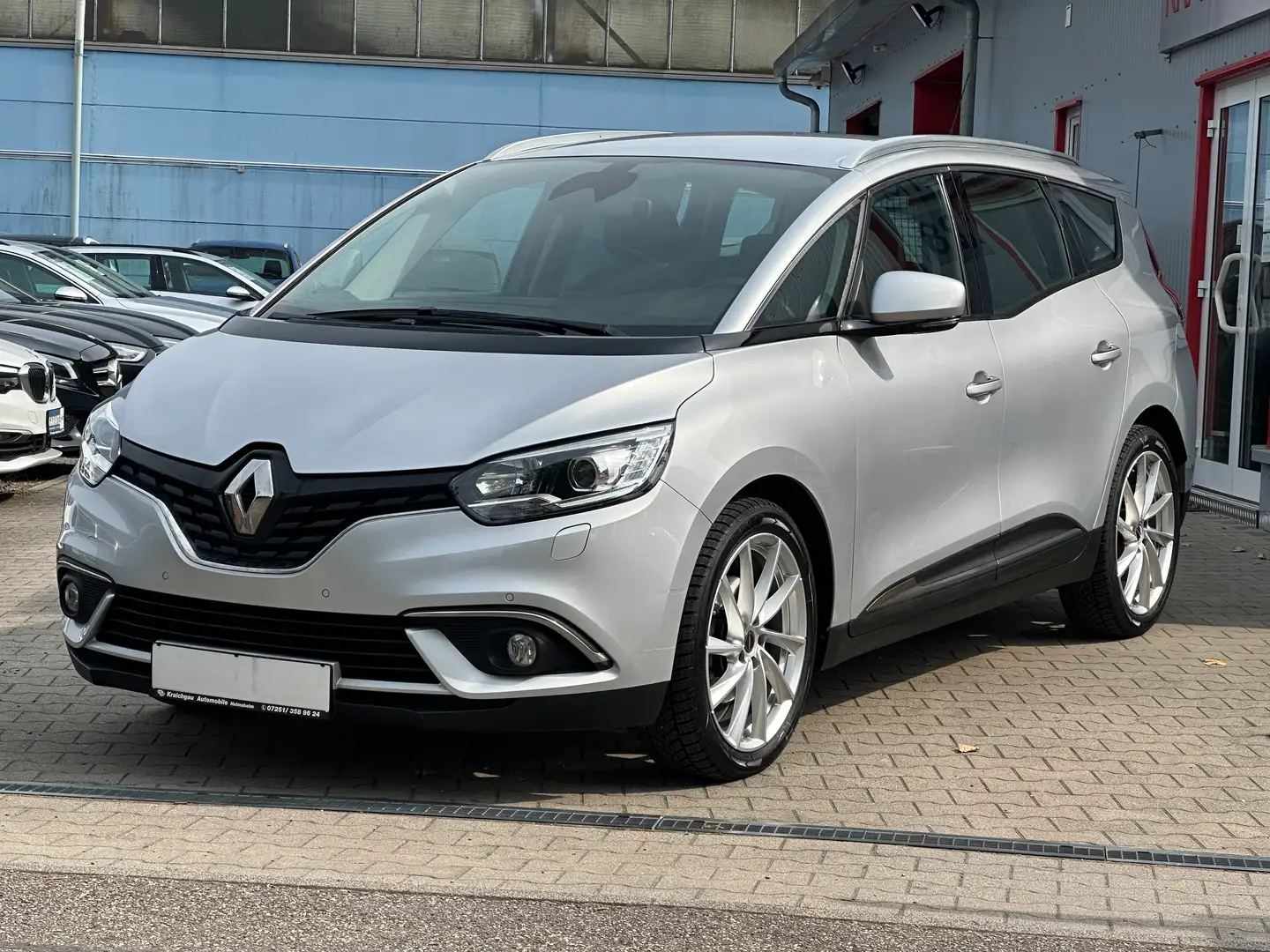 Renault Grand Scenic BLUE dCi*Family*AHK*Klimaauto*Navi Grau - 1