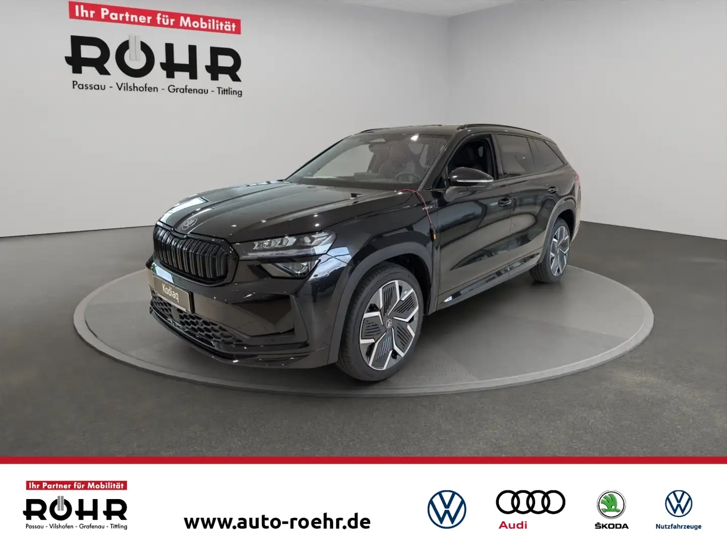 Skoda Kodiaq Sportline (LED.AHK.Navi.Kamera.CANTON.Winter) 2.0 Noir - 1