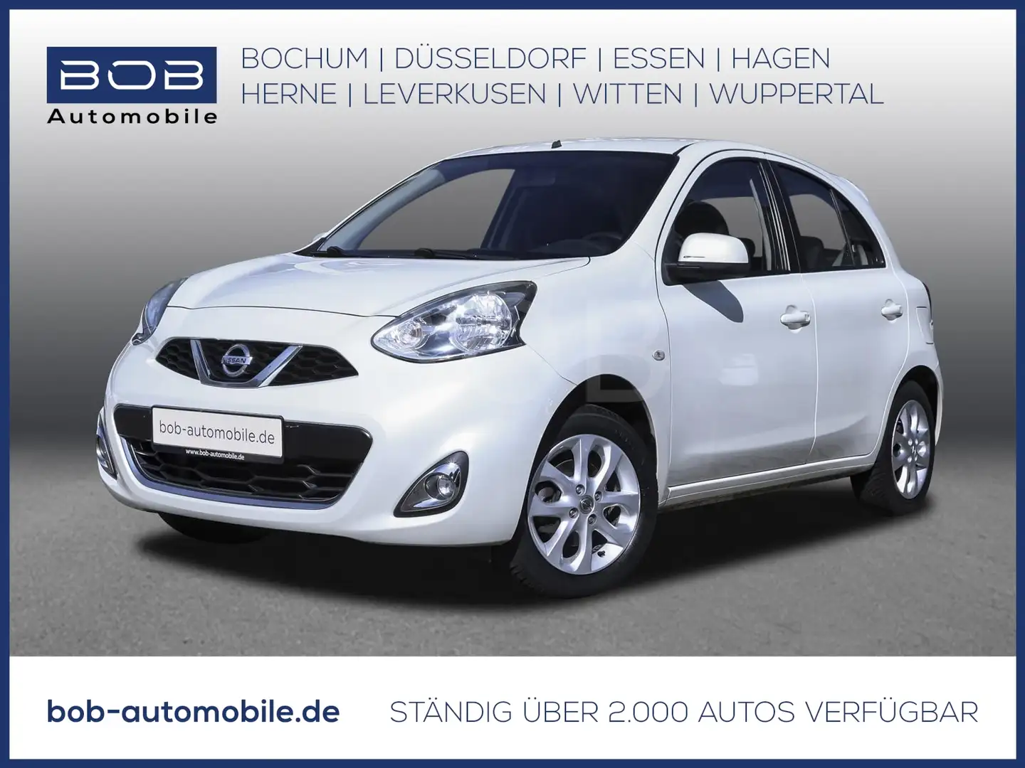 Nissan Micra 1.2 Acenta KLIMA ALU RADIO CD GJR Weiß - 1