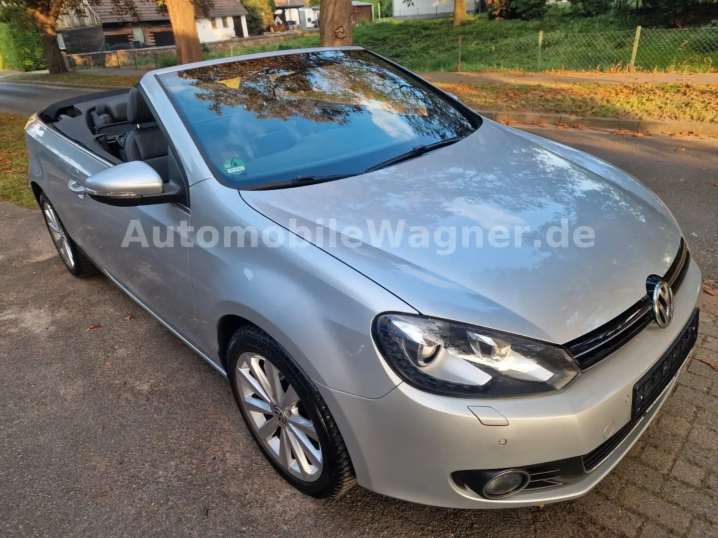 Volkswagen Golf VI Cabriolet Exclusive;Leder; AHK; Silber - 2