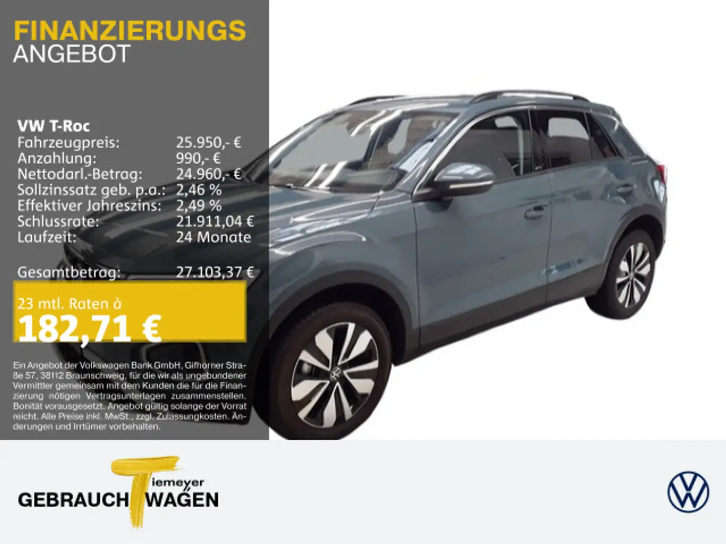 Volkswagen T-Roc 1.5 TSI MOVE NAVI KAMERA LED SITZHZG Azul - 1