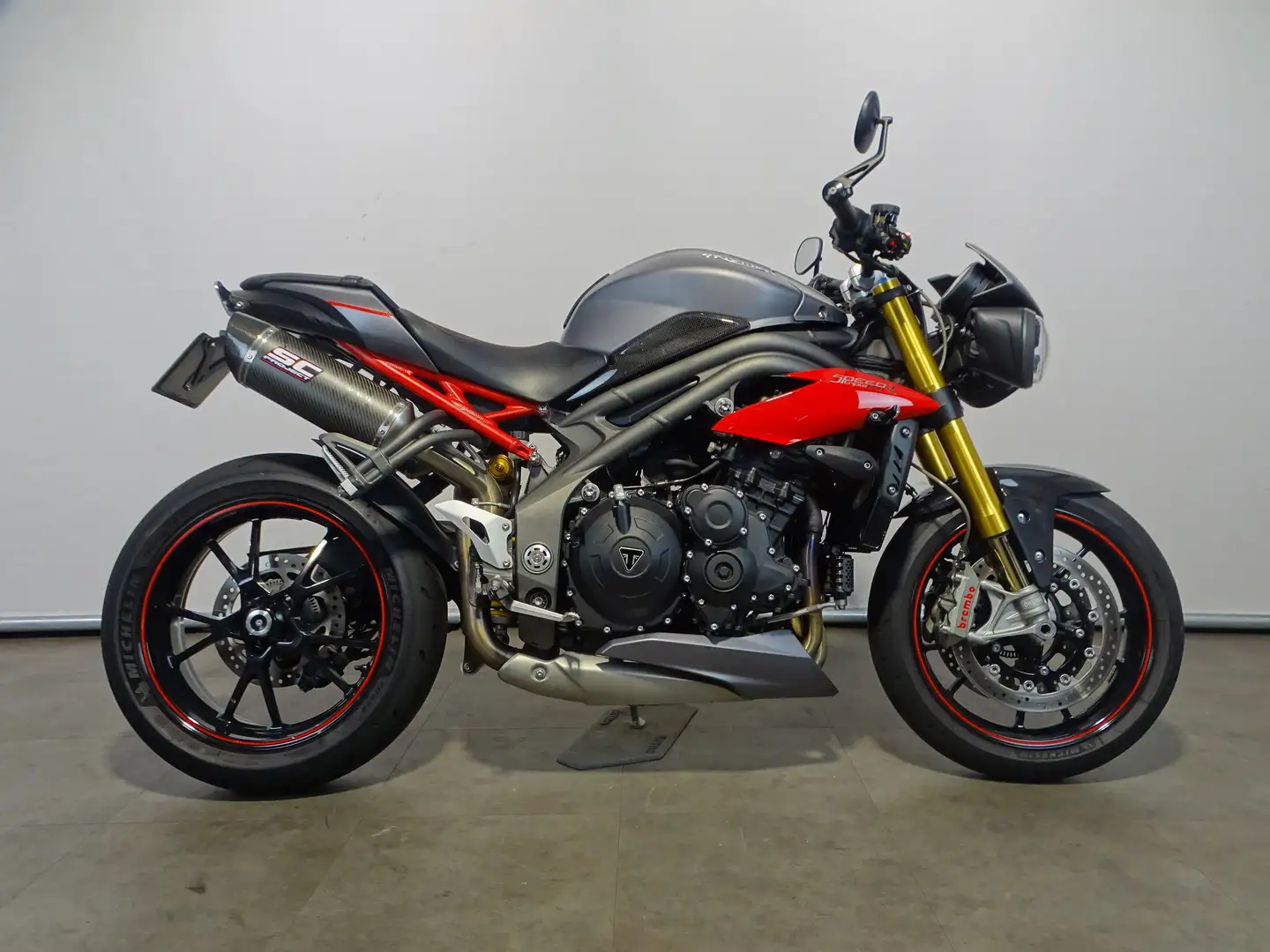 Triumph Speed Triple R ABS Gri - 1
