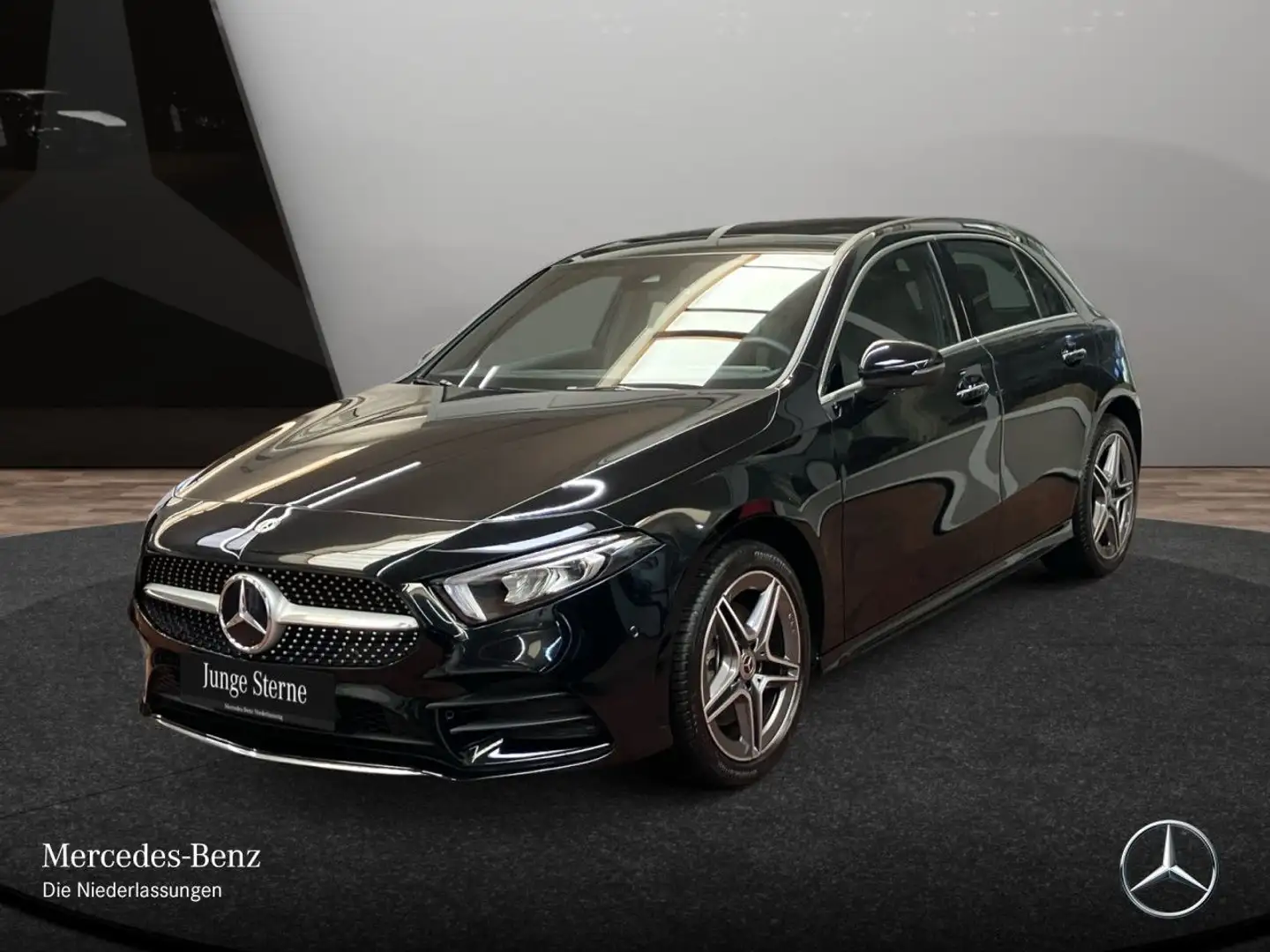 Mercedes-Benz A 250 e AMG+PANO+LED+KAMERA+KEYLESS+8G Schwarz - 2