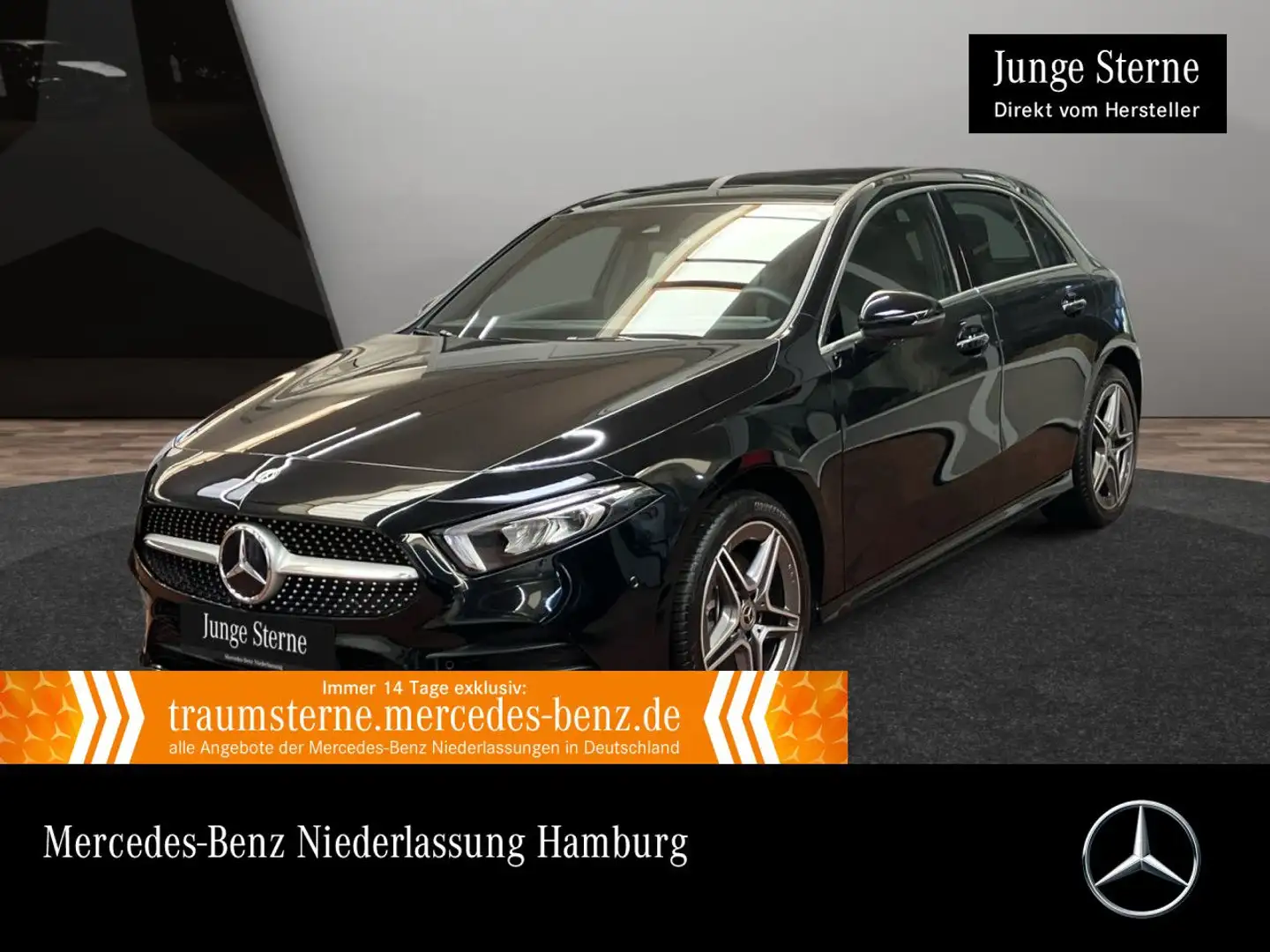Mercedes-Benz A 250 e AMG+PANO+LED+KAMERA+KEYLESS+8G Schwarz - 1