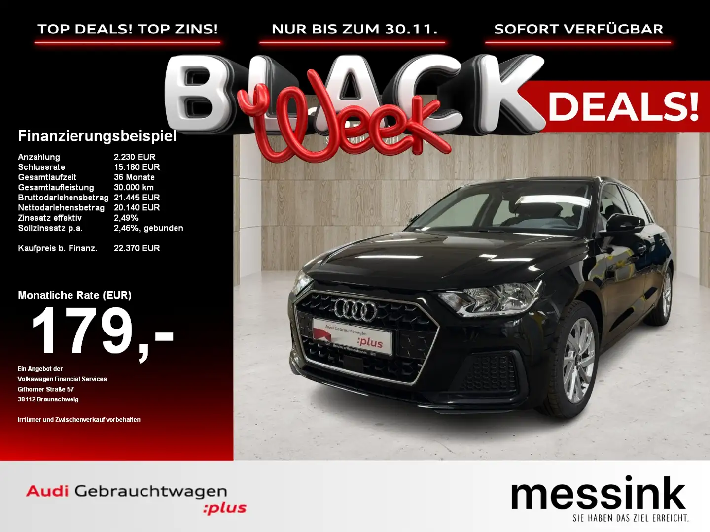 Audi A1 Sportback advanced 25 TFSI*CarPlay*Tempom*Sitzheiz Noir - 1
