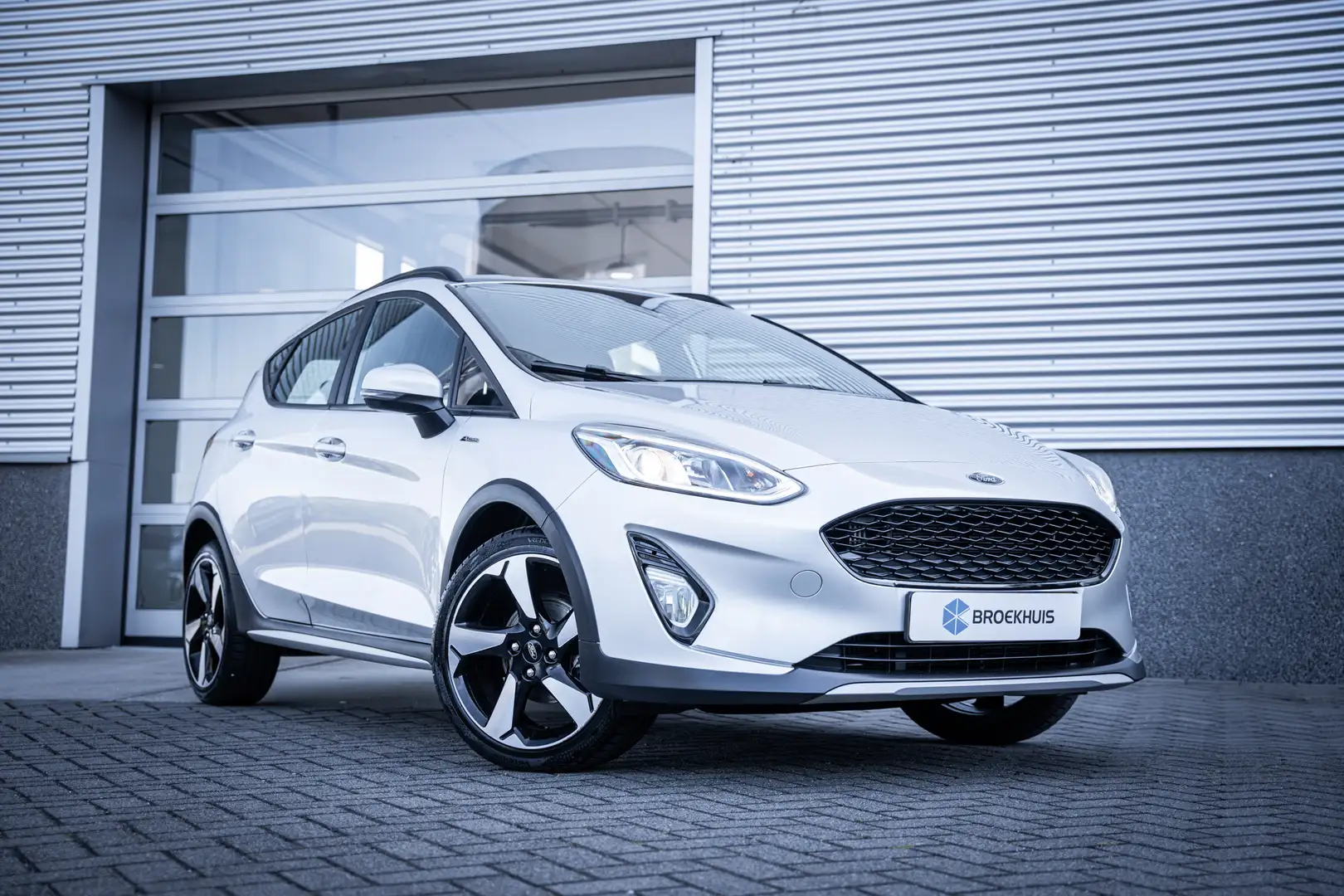 Ford Fiesta 1.0 EcoBoost Active | Achteruitrijcamera | Airco ( Grijs - 2