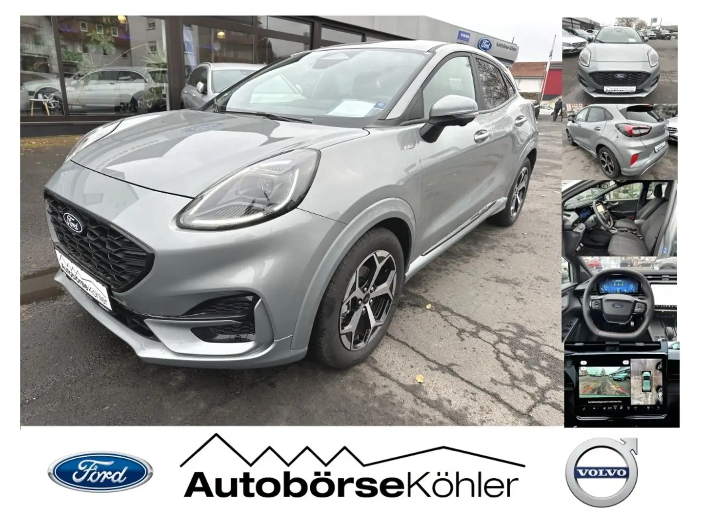 Ford Puma 1.0 MHEV ST-Line *Autom., LED, ACC, BLIS, Kamera* Grau - 1