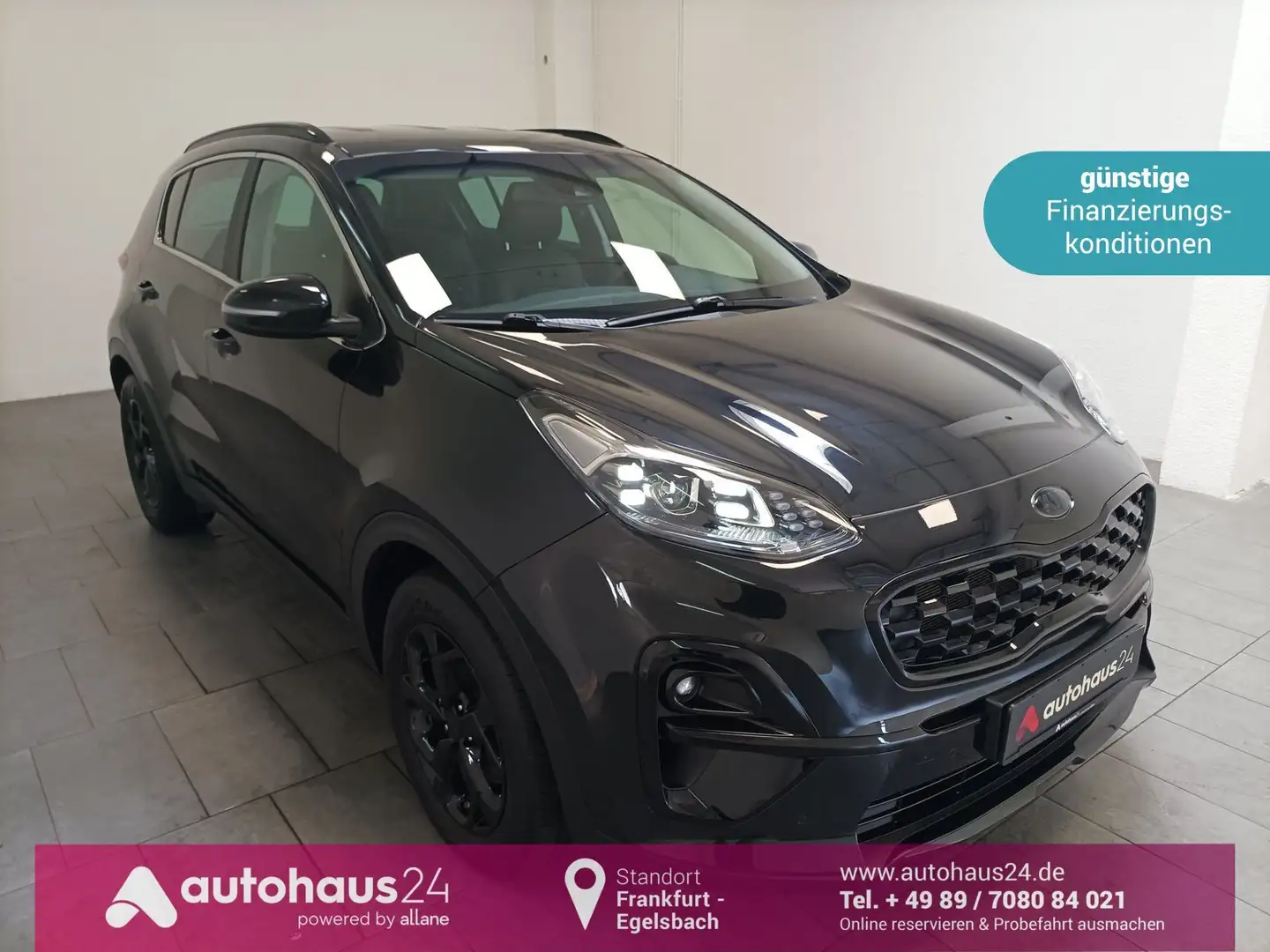 Kia Sportage 1.6 T-GDI 4WD Navi|CAM|JBL|Lenkrhzg. Schwarz - 1