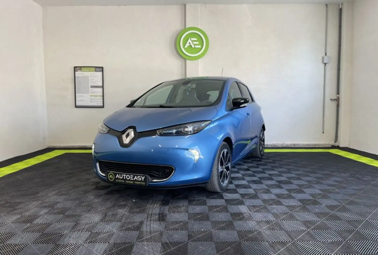 Renault ZOE Life charge rapide R90 // Location batterie Bleu - 1