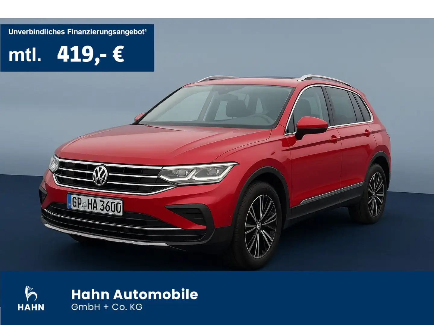 Volkswagen Tiguan 2.0TDI DSG Life AHK Cam Matrix Navi Stand Rouge - 1
