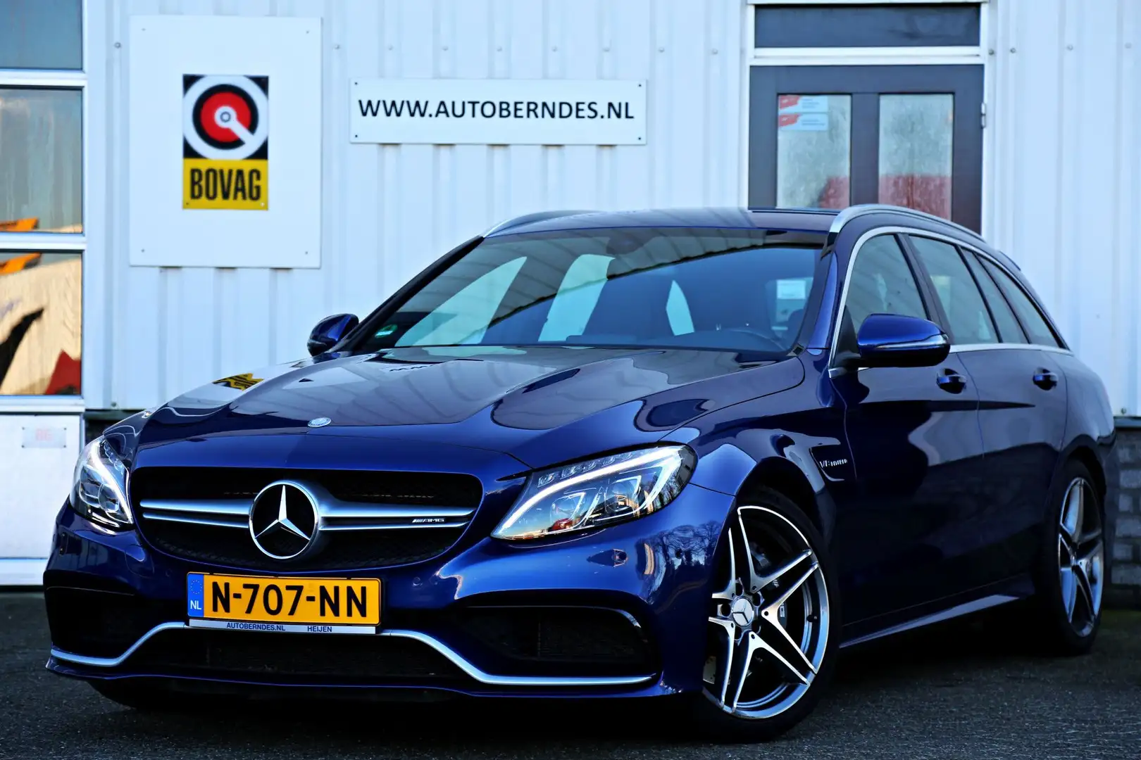 Mercedes-Benz C 63 AMG Estate 4.0 V8 476PK Aut.*Perfect Mercedes Onderh.* Bleu - 1