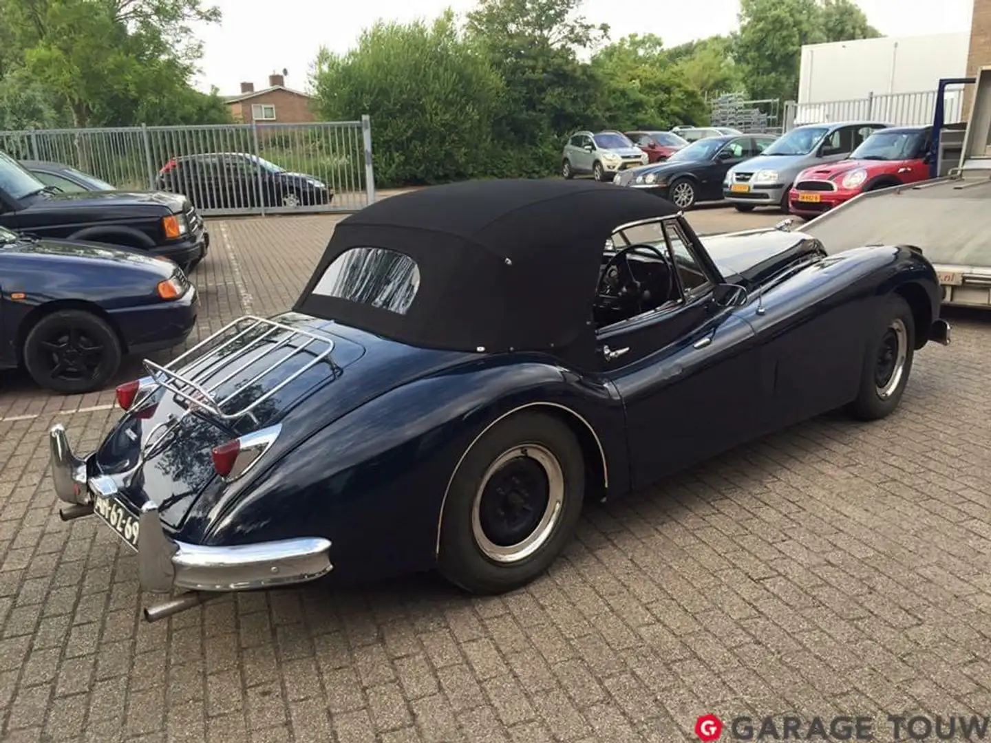 Jaguar XK 140 DHC Restauration project Blue - 2