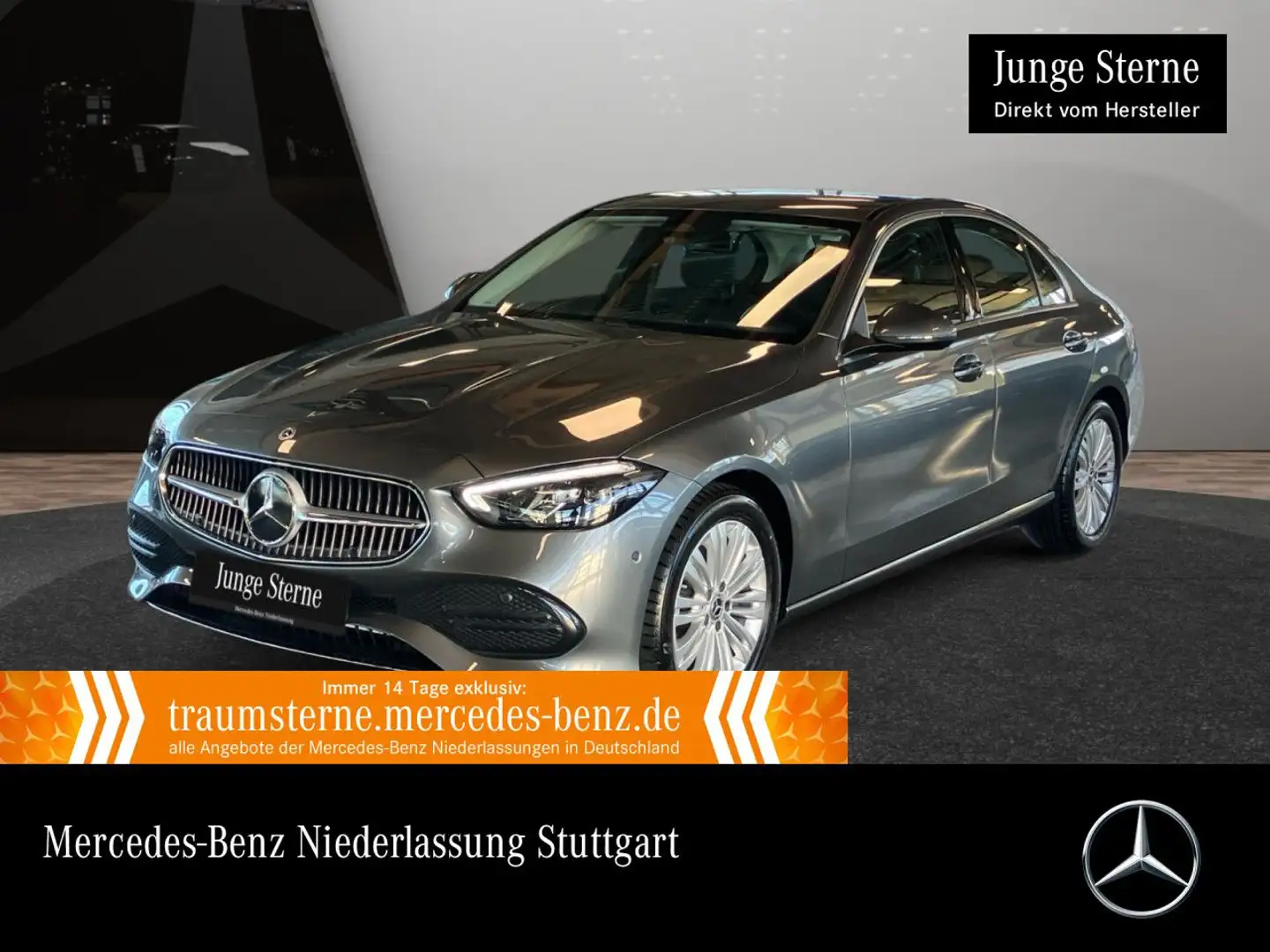 Mercedes-Benz C 180 AVANTG+LED+KAMERA+TOTW+KEYLESS+9G Grau - 1