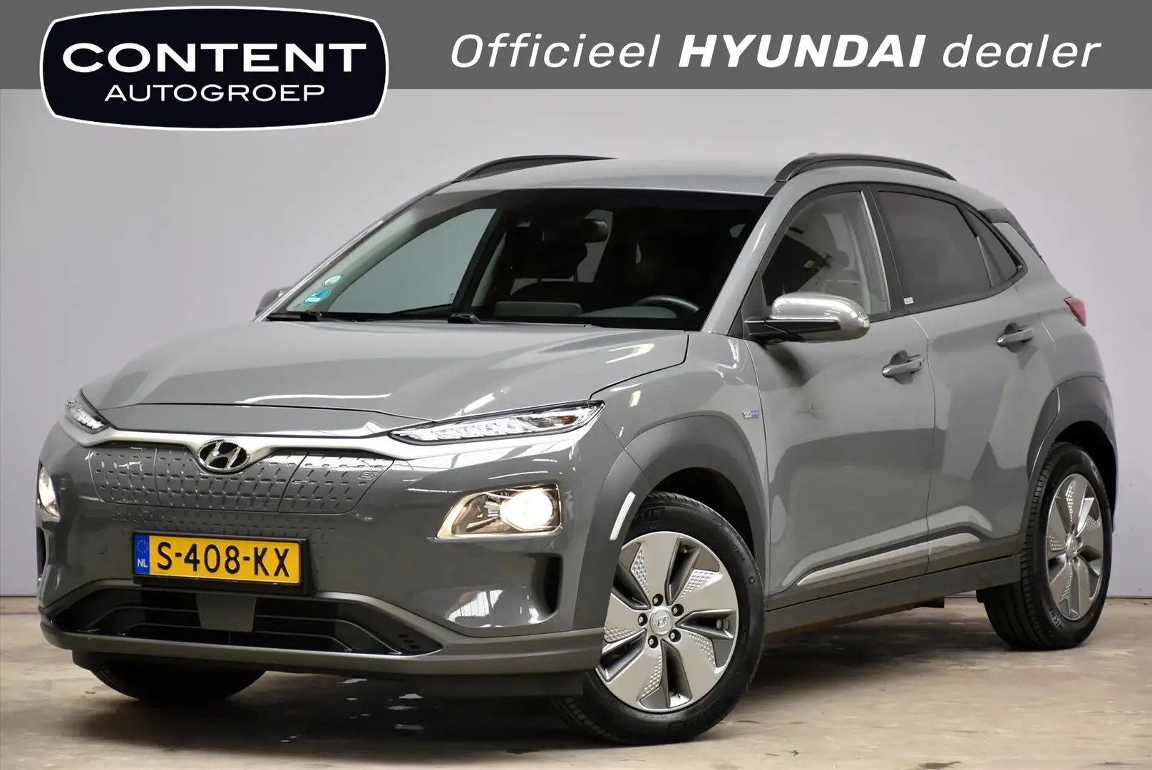 Hyundai KONA EV Fashion + Winter pack I Navigatie + Camera Gris - 1
