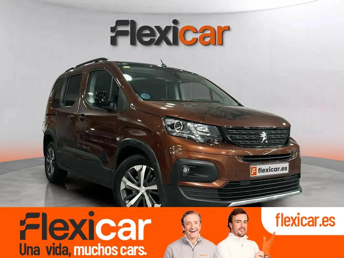 Peugeot Rifter 1.5BlueHDi S&S Standard GT Line EAT8 130 Brun - 1