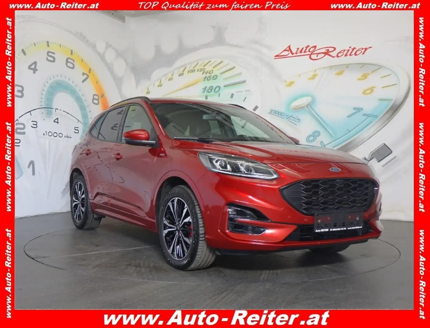 Ford Kuga 2,0 EcoBlue AWD ST-Line X Aut. *TEILLEDER, LED,... Rot - 1