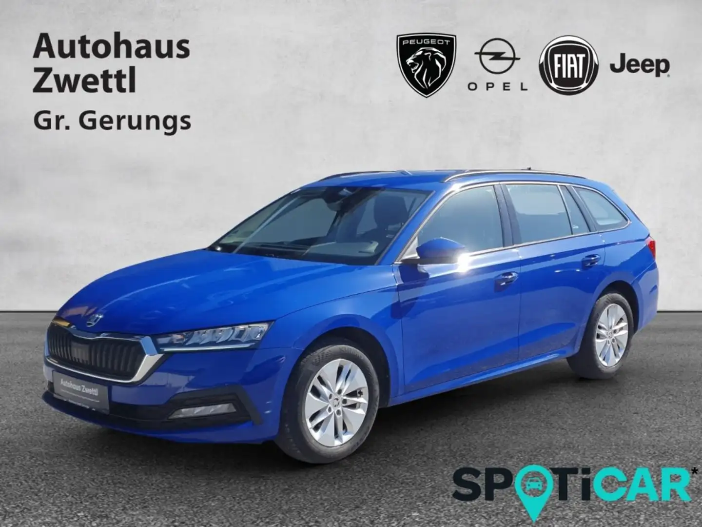 Skoda Octavia Kombi 2,0 TDI Ambition Blau - 1