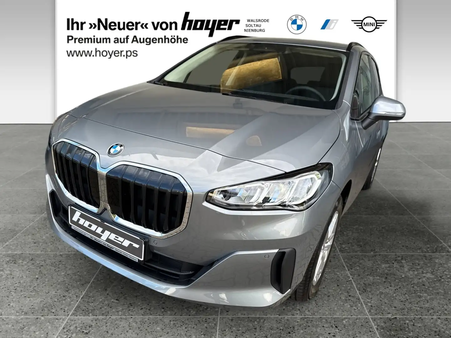BMW 218 d DAB LED RFK Parkassistent Klimaaut. Shz Grau - 1