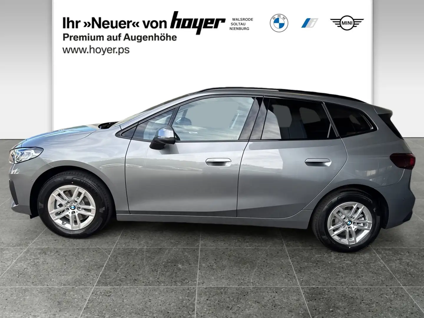 BMW 218 d DAB LED RFK Parkassistent Klimaaut. Shz Grau - 2