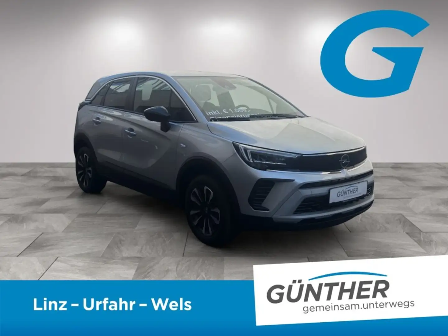 Opel Crossland 1.2 Turbo Eleg. Grau - 2