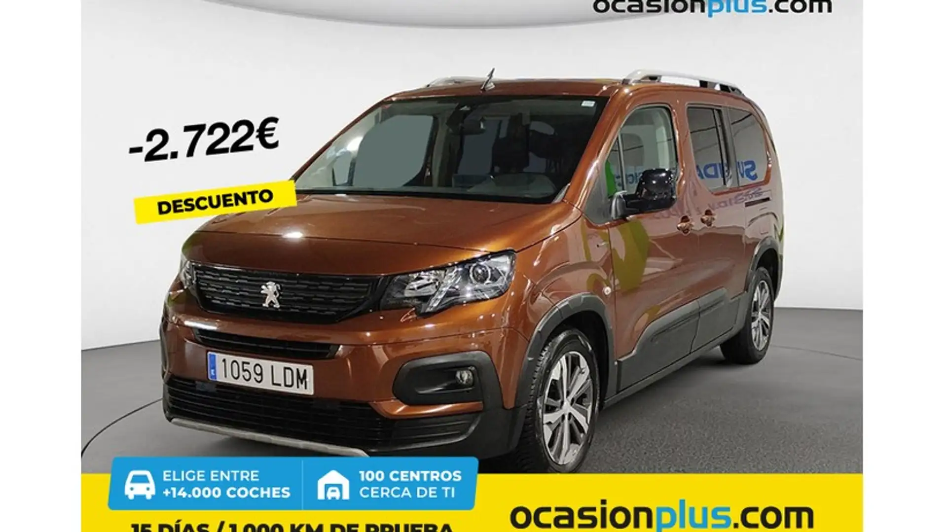 Peugeot Rifter 1.5BlueHDi S&S Long GT Line EAT8 130 Bruin - 1