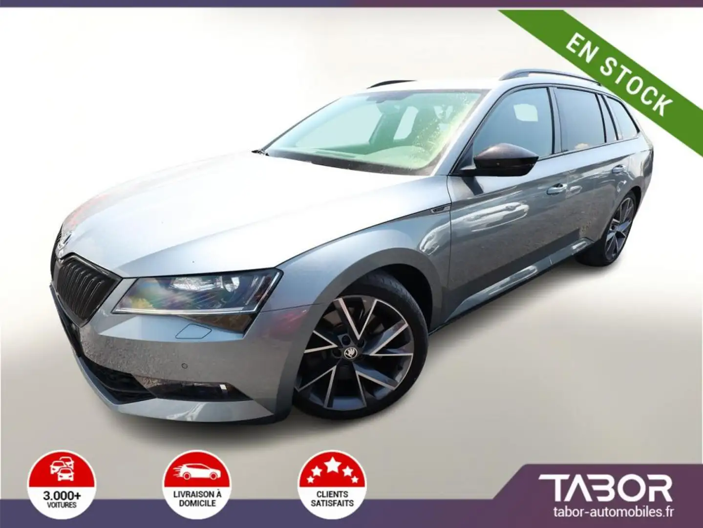 Skoda Superb Combi 2.0 TSI 272 DSG 4x4 SportLin Gris - 1