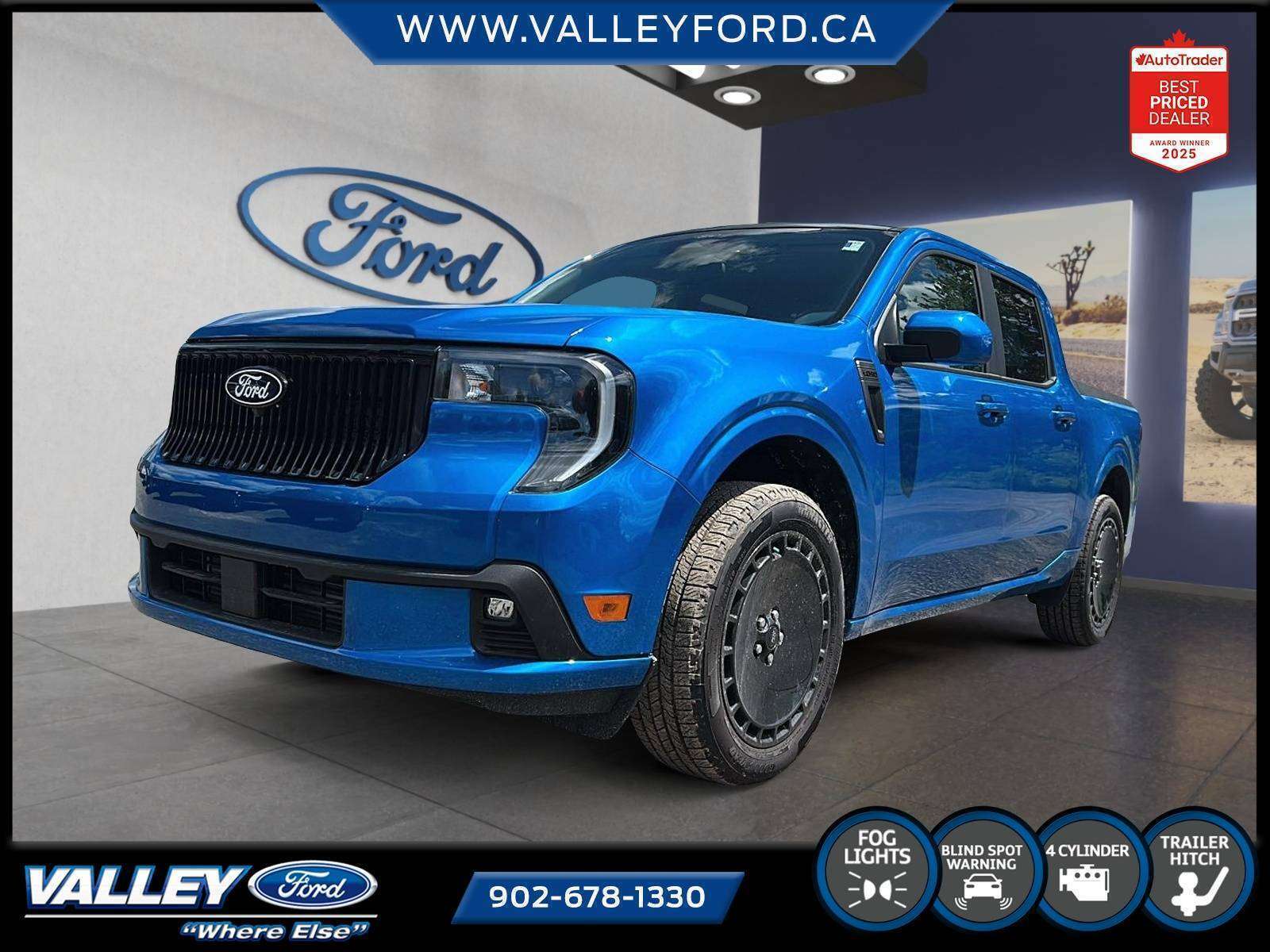 Blue 2026 Ford Maverick Pickup Truck All-Wheel Drive 7-Speed Automatic