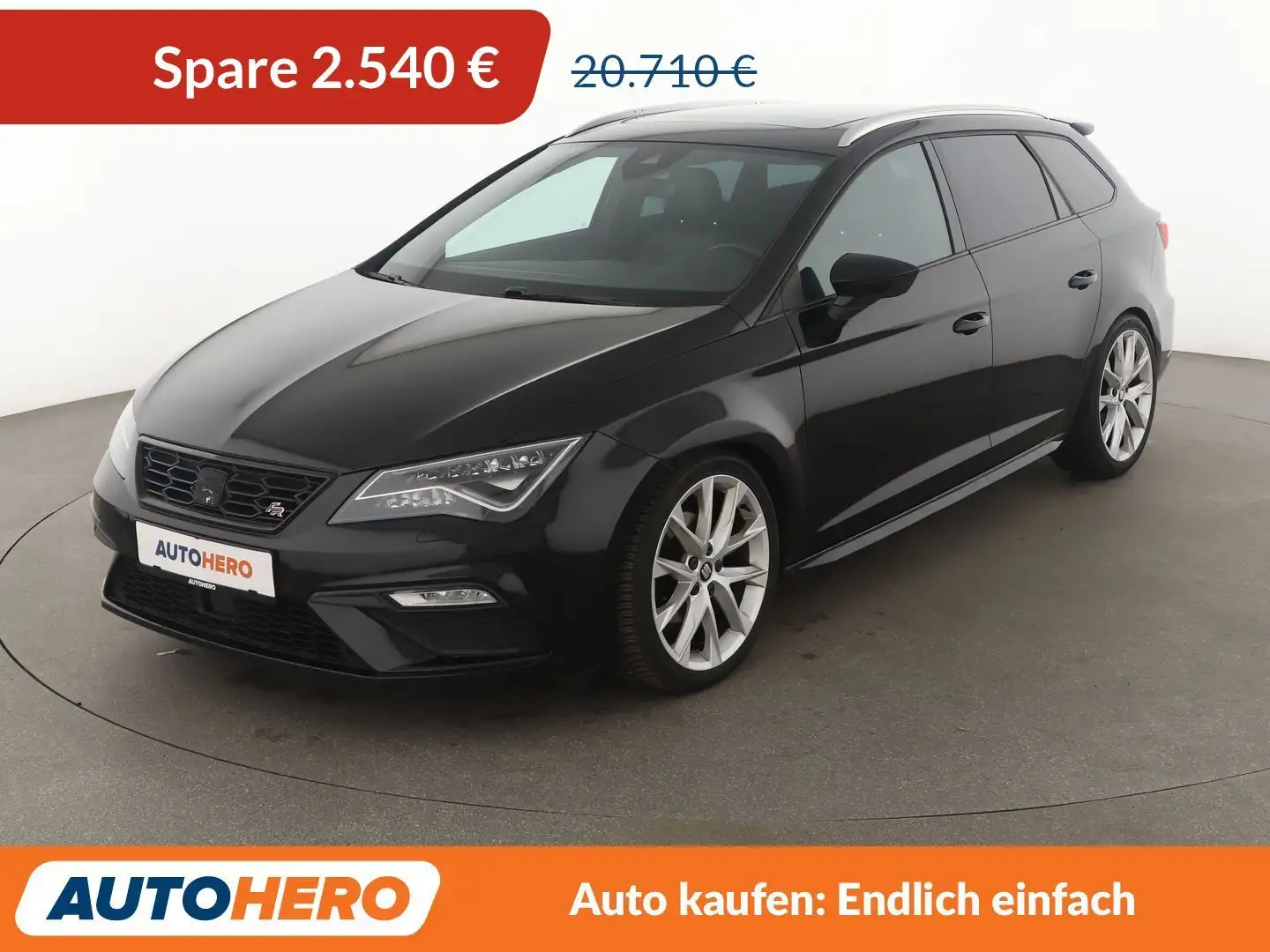 SEAT Leon 2.0 TDI FR Aut.*NAVI*SHZ*ACC* Schwarz - 1