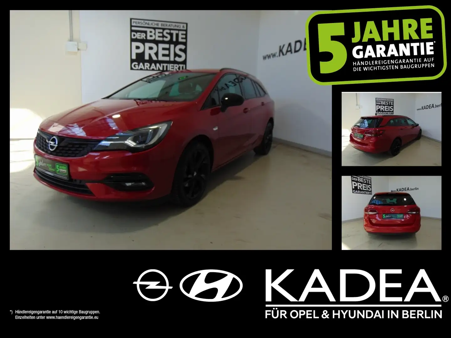 Opel Astra K 1.2 Navi,Lenk+Sitzhzg,KlimaA,Kamera,PDC Rot - 1