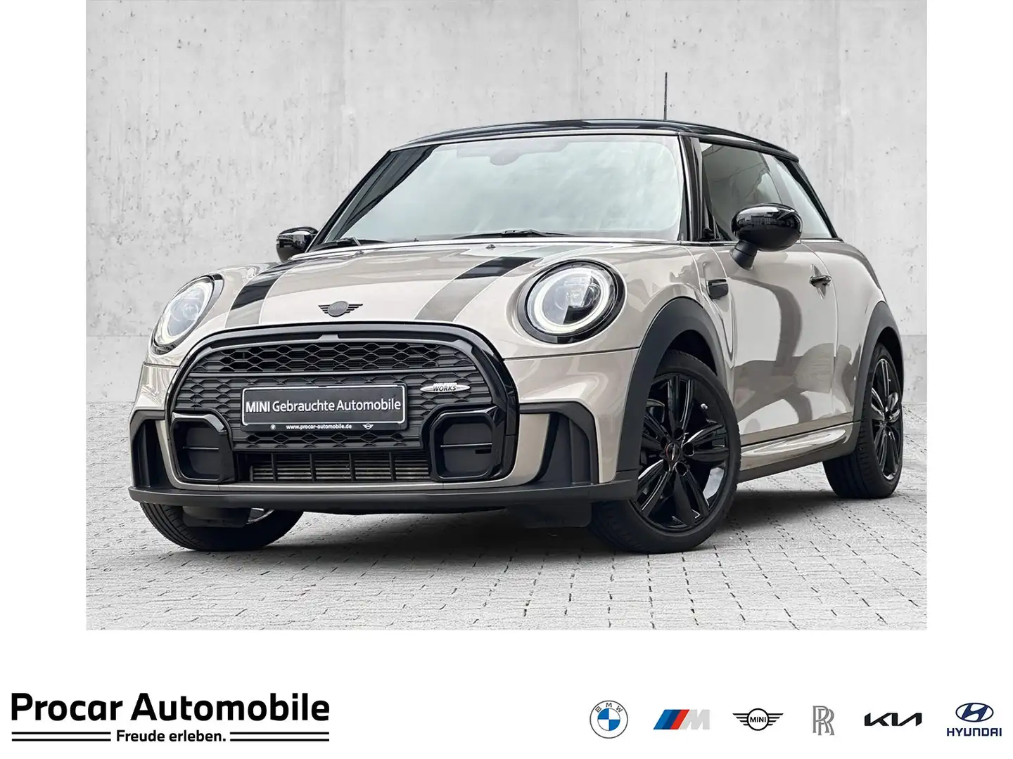 MINI Cooper 3-türer JCW Trim LED PDC V+H DAB Tempomat Grau - 1