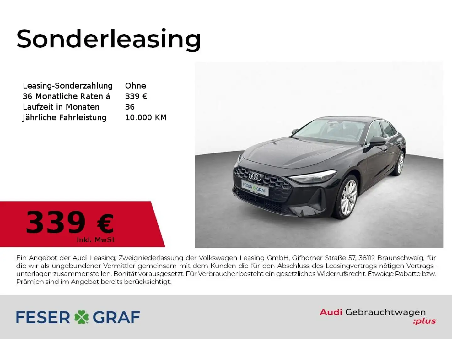 Audi A5 Limousine 204 PS qu. Stronic - KAMERA - ACC Schwarz - 1