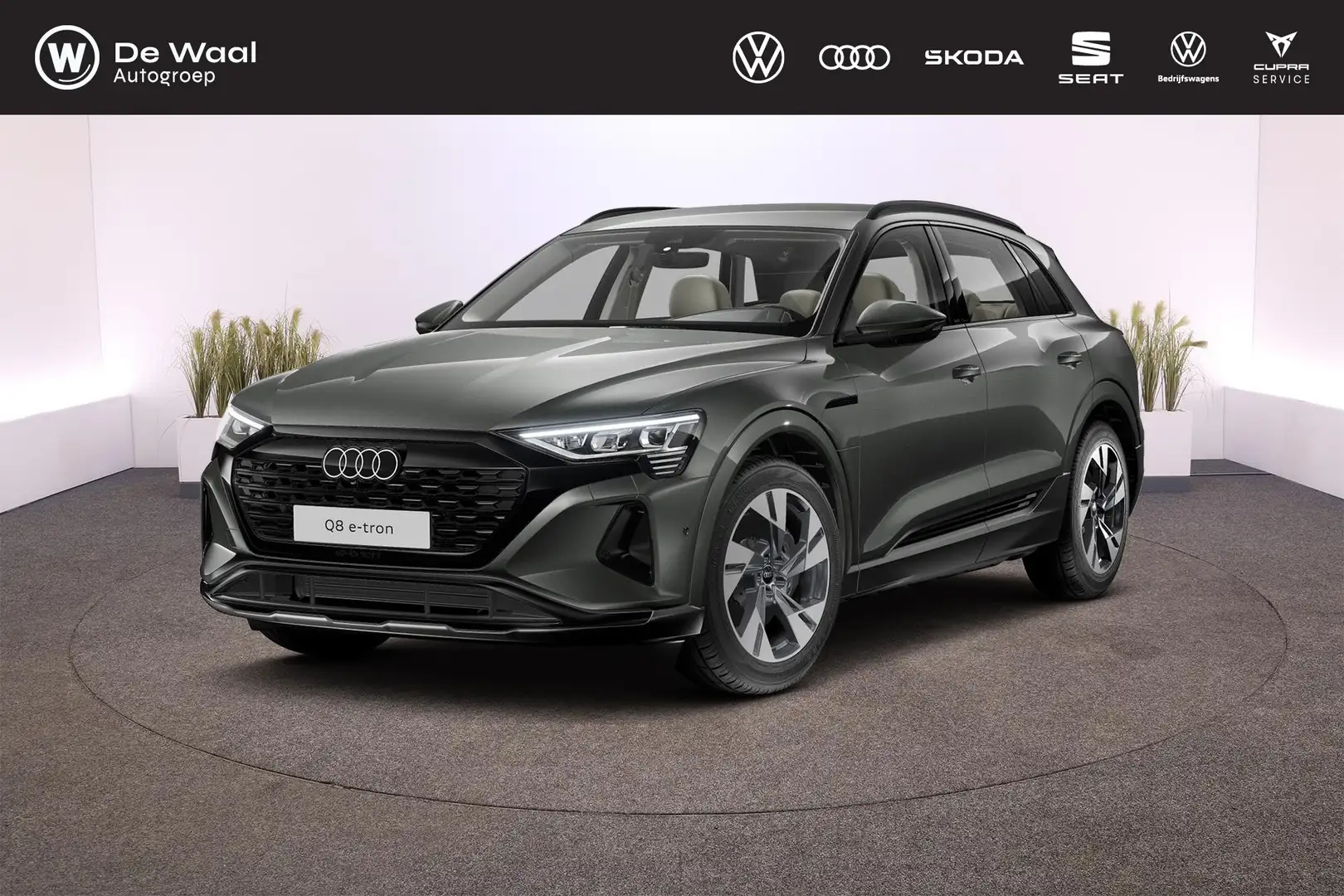 Audi Q8 e-tron 50 quattro Advanced Edition 95 kWh Šedá - 1