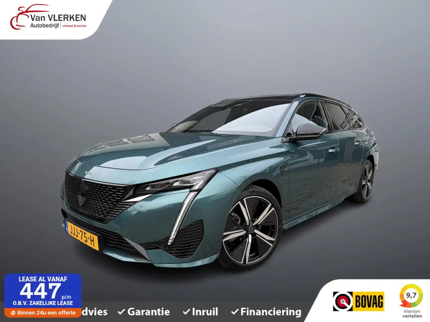 Peugeot 308 SW 1.2 PureTech GT Panoramadak Grün - 1