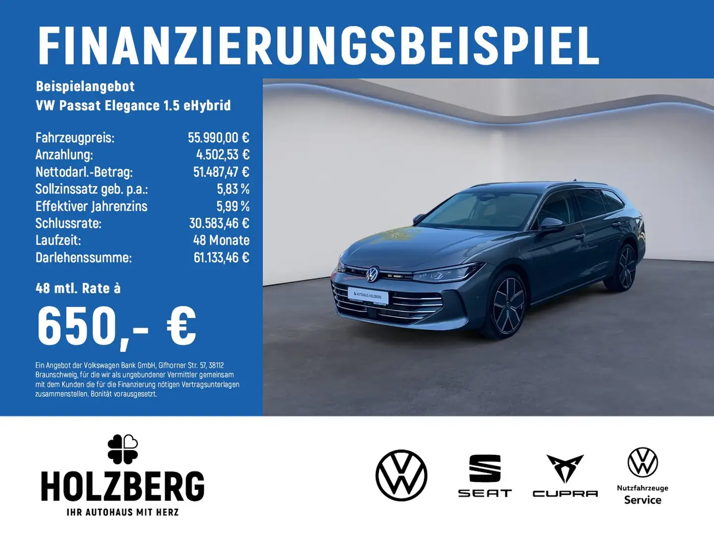Volkswagen Passat Elegance 1.5 eHybrid AHK+BUSINESS Gris - 2