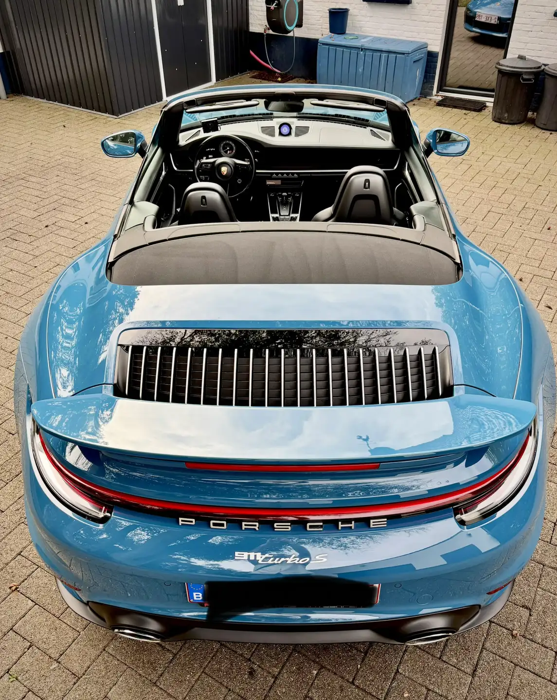 포르쉐 911 Turbo S Cabriolet 2022 파랑 사진 7