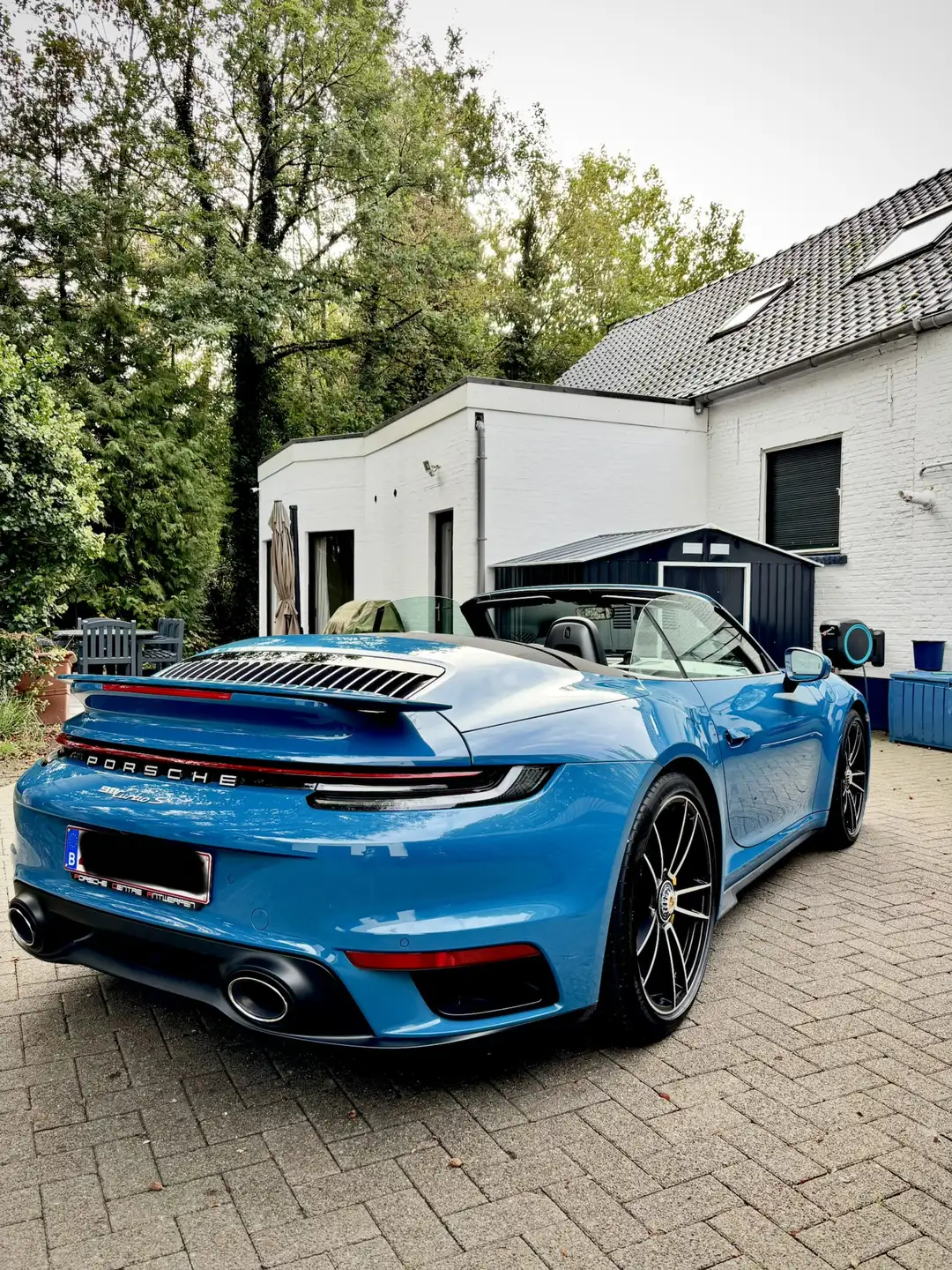 포르쉐 911 Turbo S Cabriolet 2022 파랑 사진 5