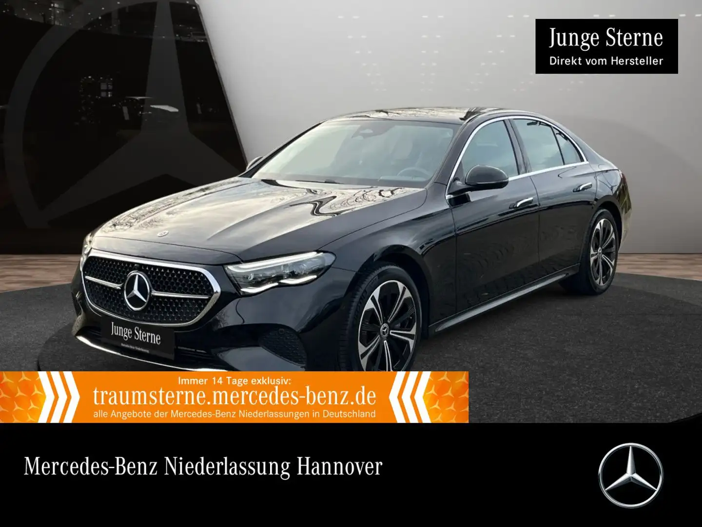 Mercedes-Benz E 300 e Hybrid Avantgarde 360° Distr. AHK PTS 9G Negro - 1