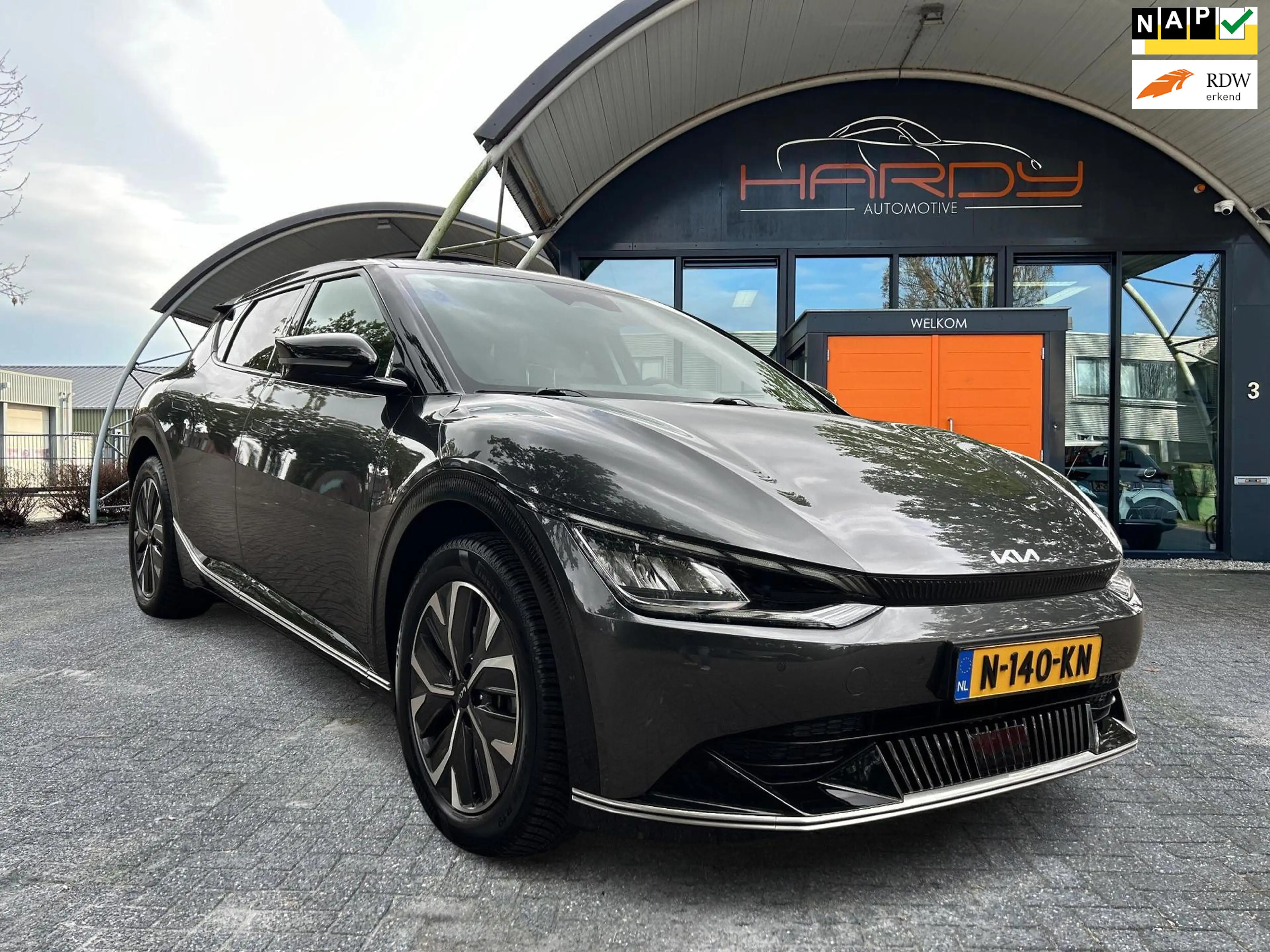 Kia EV6 Plus 77.4 kWh SOH 100% Trekhaak 1e EIG NL-Auto Rij