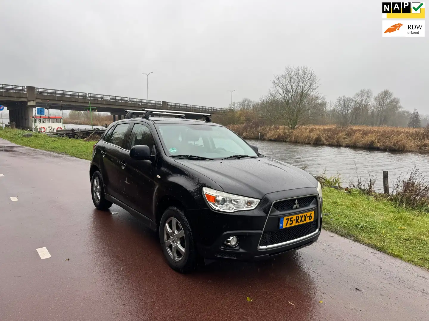 Mitsubishi ASX 1.6 Intro Edition ClearTec|2e eig.|Airco|NW APK| Zwart - 1