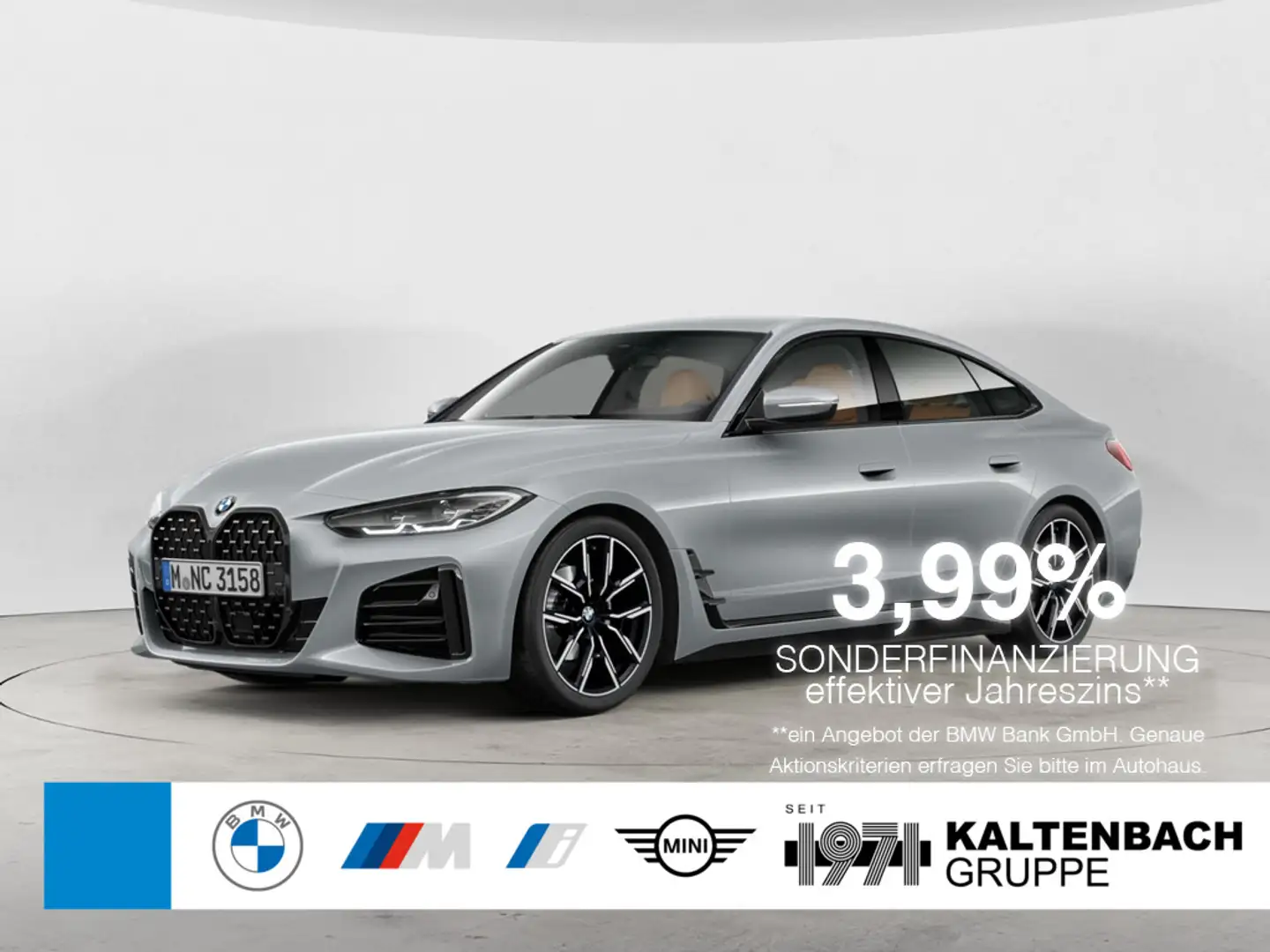 BMW 420 d Gran Coupe xDrive M-Sport AHK LED W-LAN Gris - 1