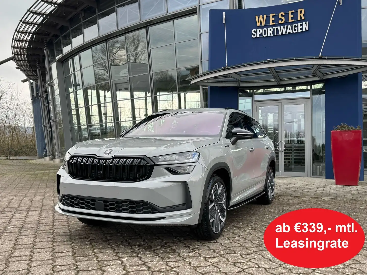 Skoda Kodiaq Sportline 2.0 TDI 4x4 DSG NEW*7Sitzer/Pano/Standhz Сірий - 1