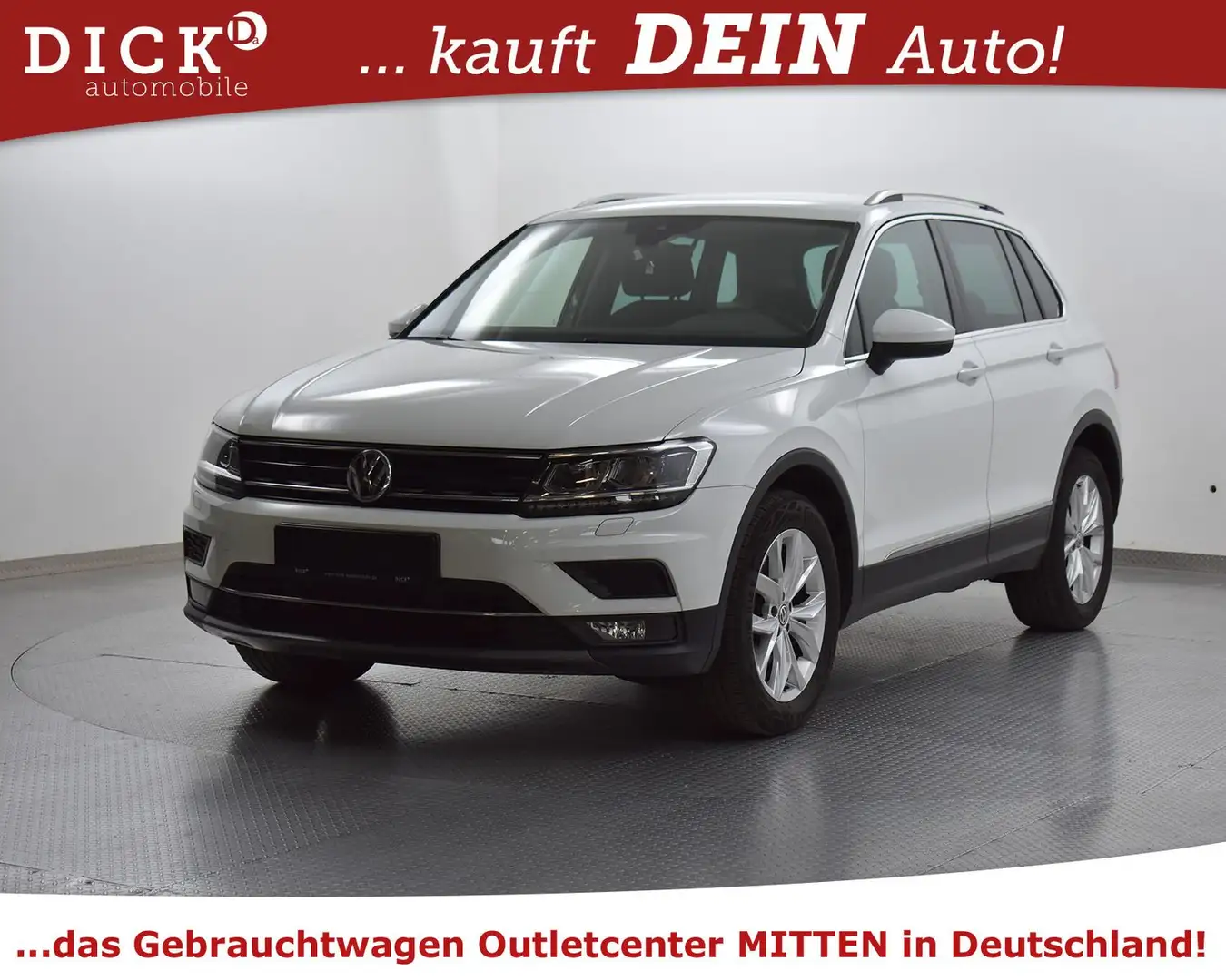 Volkswagen Tiguan 2.0d DSG 4Mot Highl STDHZ+AHK+ACC+LED+18" Weiß - 2
