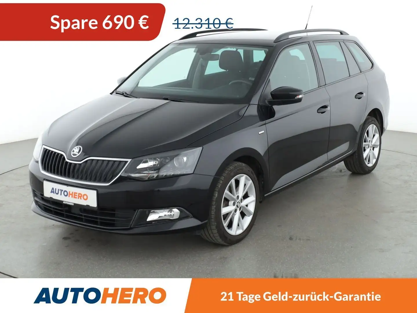 Skoda Fabia 1.0 TSI Clever*NAVI*CAM*SHZ* Noir - 1